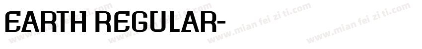 Earth Regular字体转换